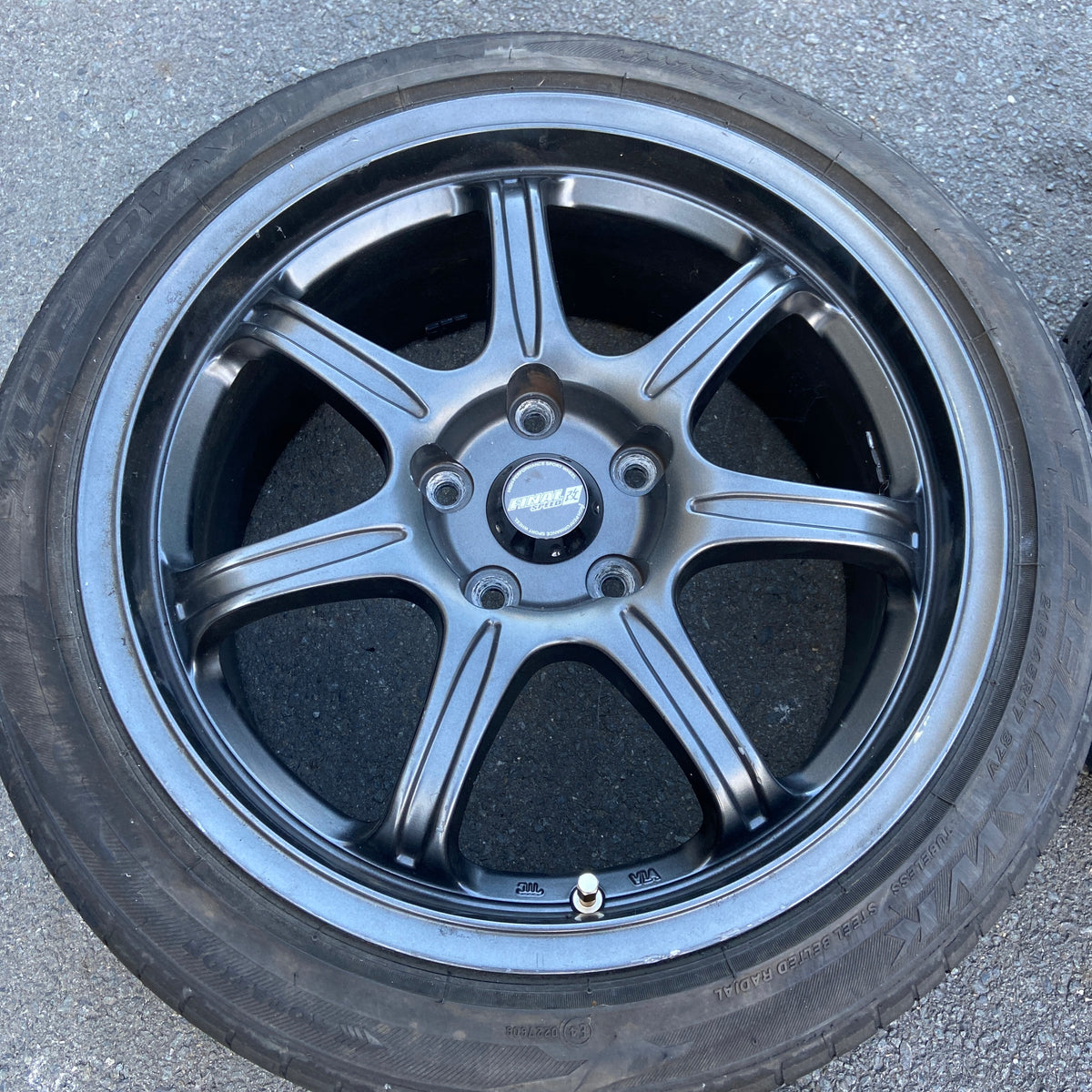 ☆激安 美品☆A-TECH FINAL SPEED 17×8J +46 5H-114.3