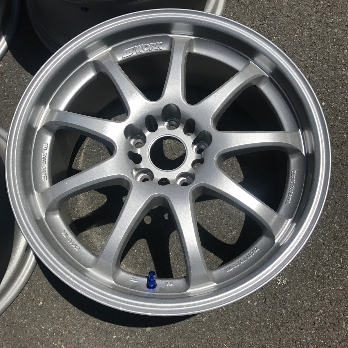 WORK ワーク EMOTION エモーション XD9 18インチ JDM WORK EMOTION XD9 18 inch 10J +38 MGS Mag Silver Size 5