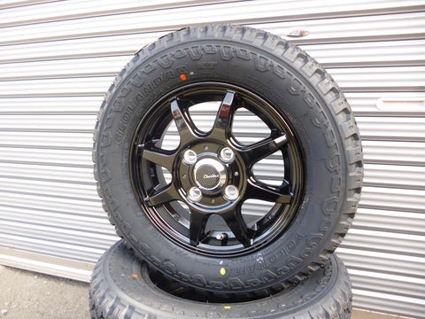 KEI TRUCK Yokohama K/T 4x100 12” wheels