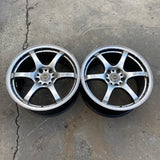 Rays 57Maximum 18” Pair 5x114.3 Wheels