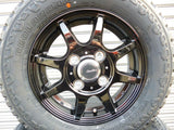KEI TRUCK Yokohama K/T 4x100 12” wheels