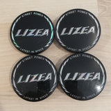 Autobacs LIZEA Centre cap set - 58mm
