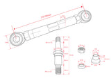 D-max D1 spec JZX Adjustable Rear arm Set