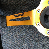 MOMO Drifting Orange 350mm Steering Wheel