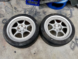 Enkei RS Evolution pair 17" 5x114.3 Wheels