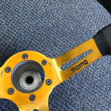 MOMO Drifting Orange 350mm Steering Wheel