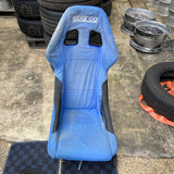 Sparco Sprint Blue Fixed back JDM Bucket Seat