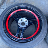 Advan RA3 DT 17" 5x114.3 Wheels