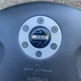 MOMO Nissan Factory Option OEM autech Bcnr33 Steering Wheel